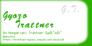 gyozo trattner business card
